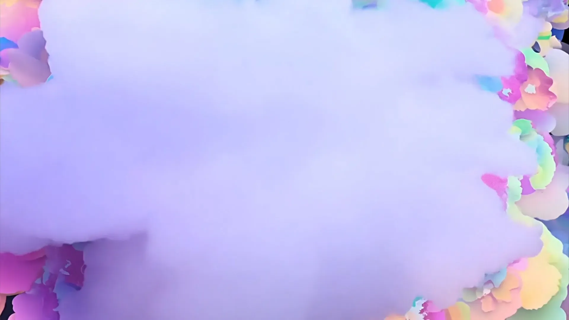 Colorful Abstract Cloud Transition for Creative Intros